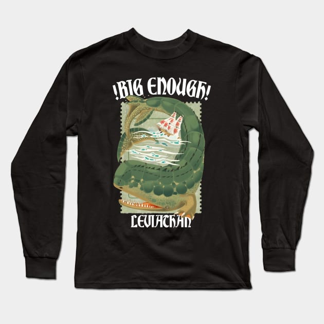 Leviathan Long Sleeve T-Shirt by Elfogi